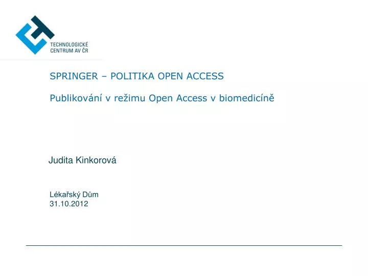 springer politika open access p ublikov n v re imu open access v biomedic n