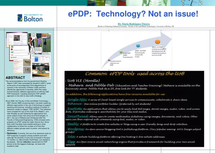 epdp technology not an issue