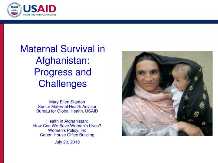 maternal survival in afghanistan progress and challenges