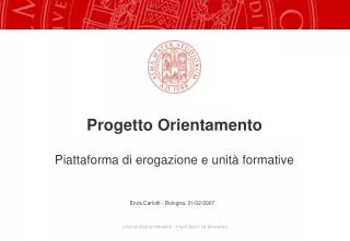 progetto orientamento