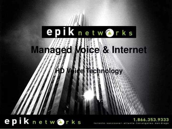 managed voice internet hd voice technology