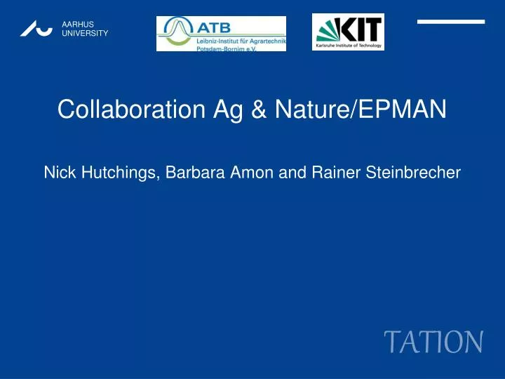 collaboration ag nature epman