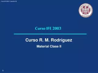 curso ife 2003 curso r m rodr guez