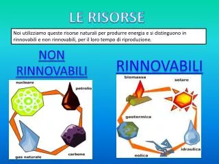 non rinnovabili