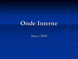 onde interne