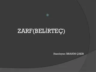 zarf bel rte