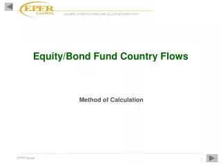 Equity/Bond Fund Country Flows