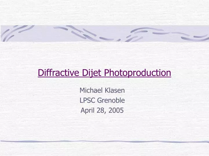 diffractive dijet photoproduction