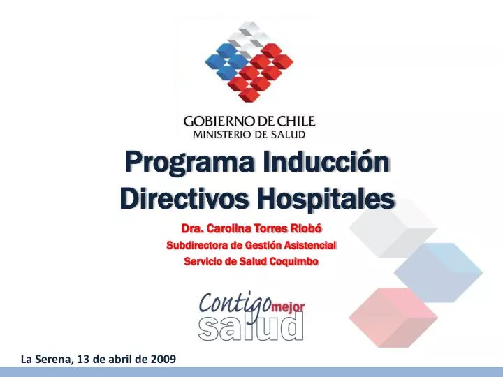 programa inducci n directivos hospitales