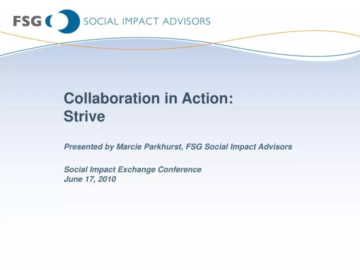 collaboration in action strive