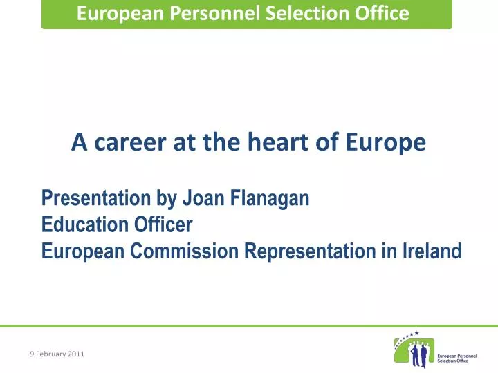 a career at the heart of europe