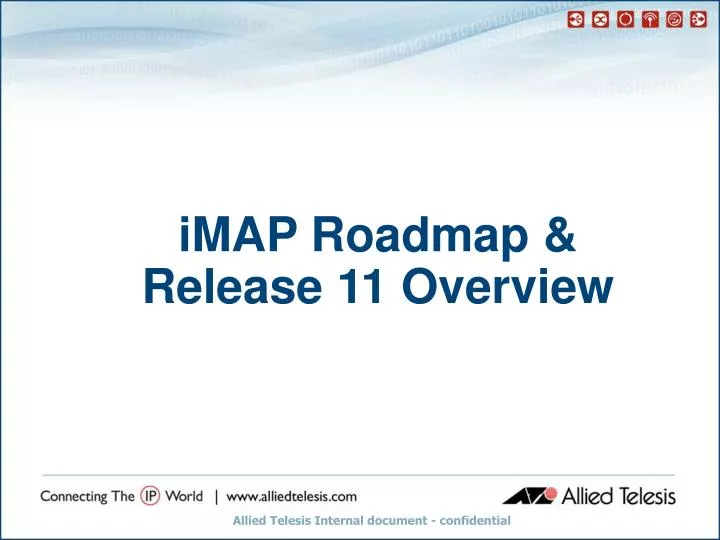 imap roadmap release 11 overview