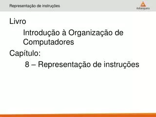 representa o de instru es