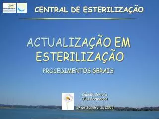 central de esteriliza o