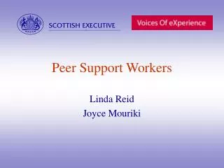 Peer Support Workers