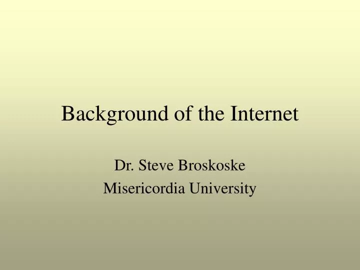 background of the internet