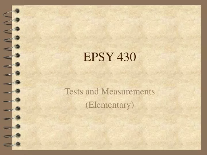 epsy 430