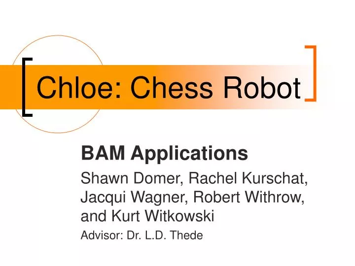 chloe chess robot