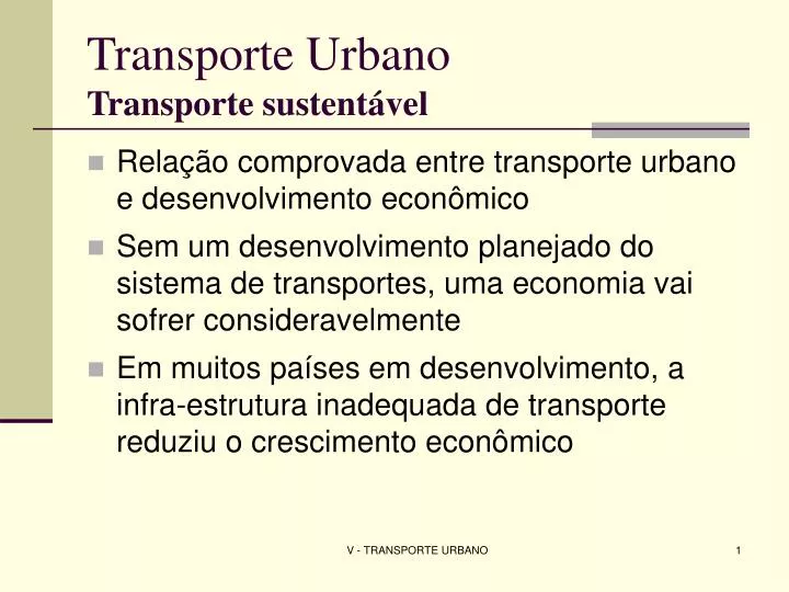 transporte urbano transporte sustent vel