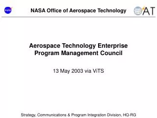 Aerospace Technology Enterprise Program Management Council