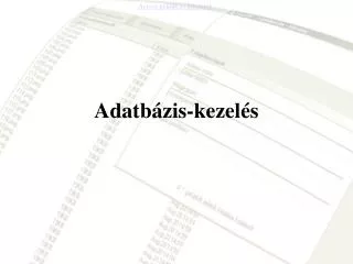 adatb zis kezel s