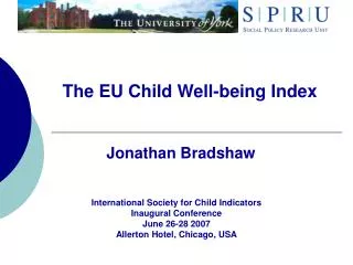 The EU Child Well-being Index