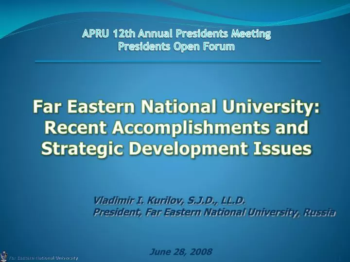 apru 12th annual presidents meeting presidents open forum