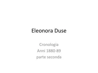 eleonora duse
