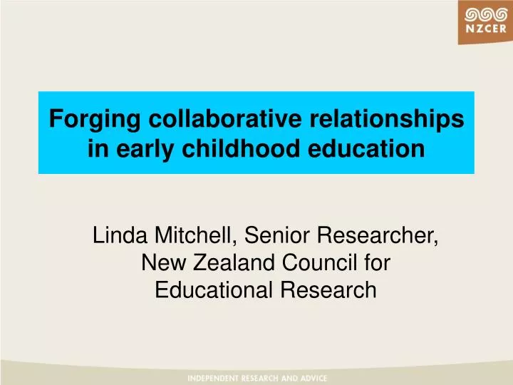 forging collaborative relationships in early childhood education