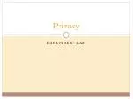 Privacy - slide 1