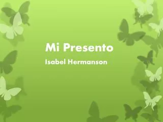 mi presento