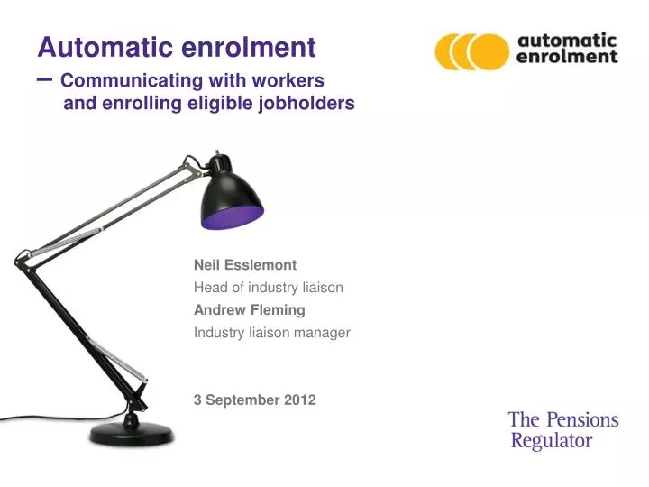 automatic enrolment communicating with workers and enrolling eligible jobholders