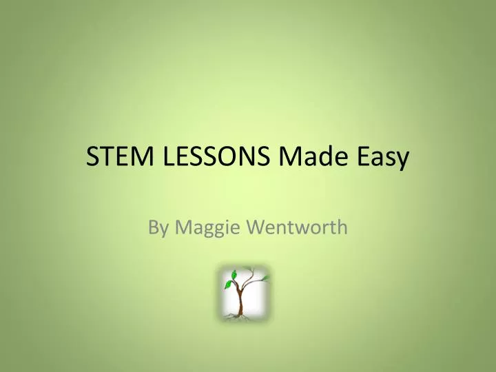 stem lessons made easy