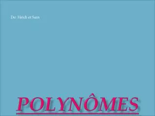 polyn mes