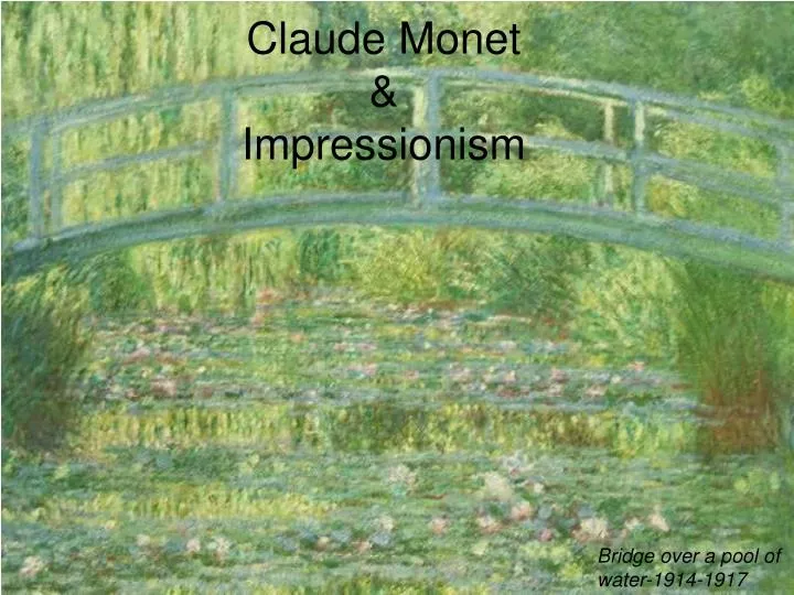 claude monet impressionism