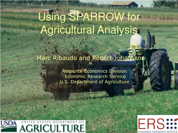 using sparrow for agricultural analysis