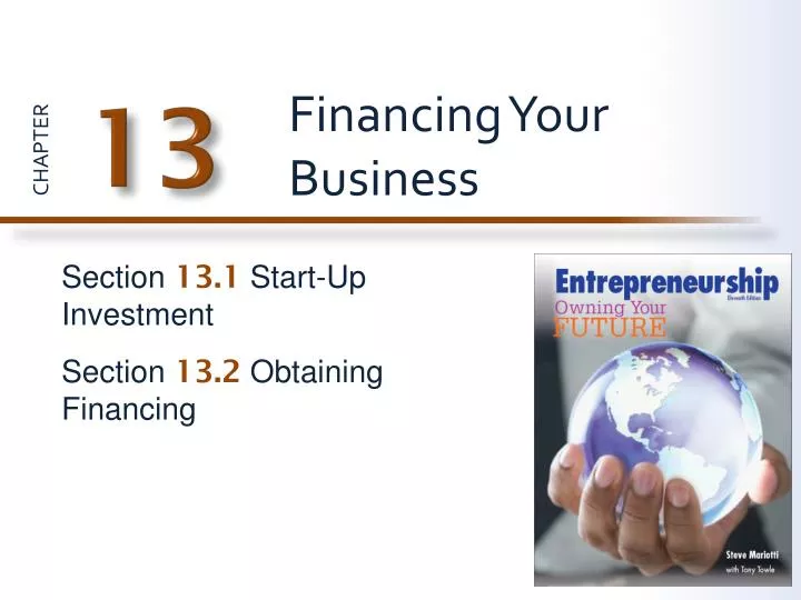 financing your business