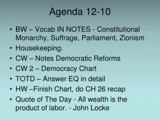 Agenda 12-10