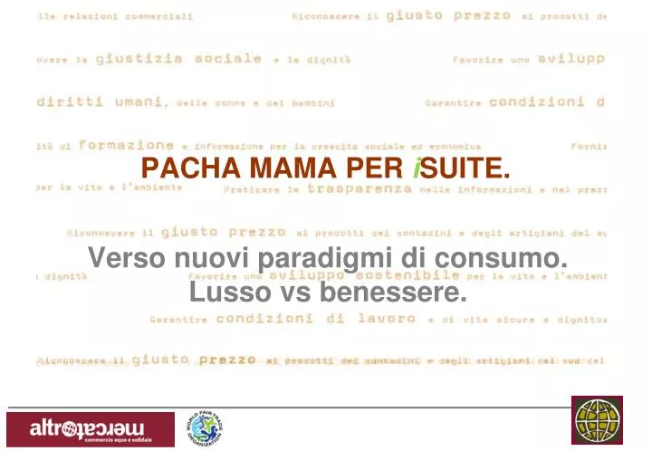 pacha mama per i suite