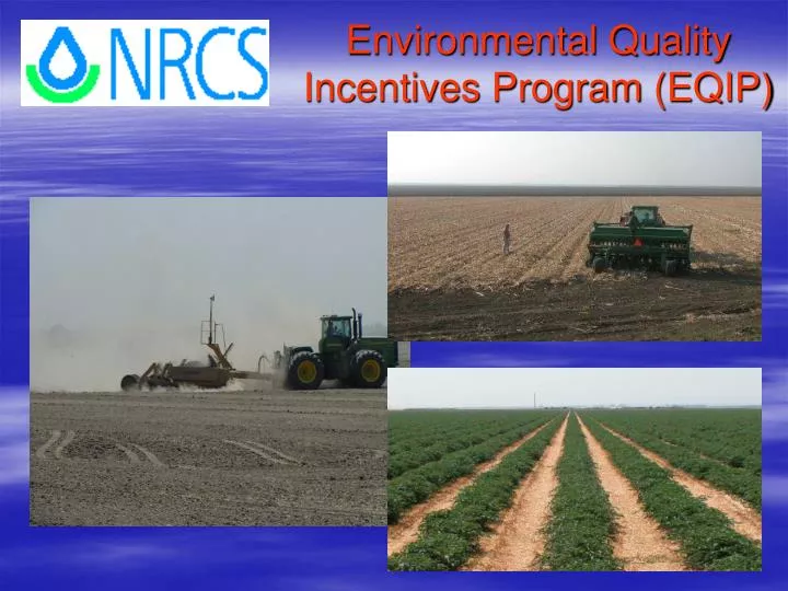environmental quality incentives program eqip