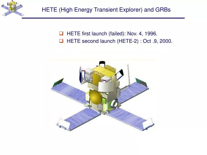 hete high energy transient explorer and grbs