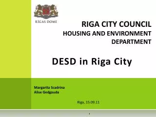 DESD in Riga City