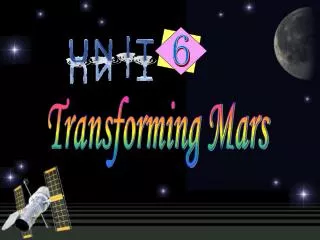 Transforming Mars