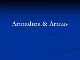 armadura armas