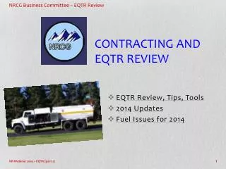 Contracting and EQTR Review