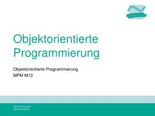 objektorientierte programmierung