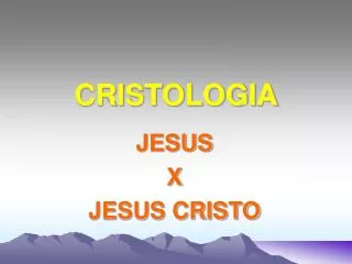 cristologia