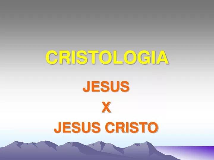 cristologia