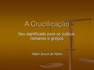 a crucifica o