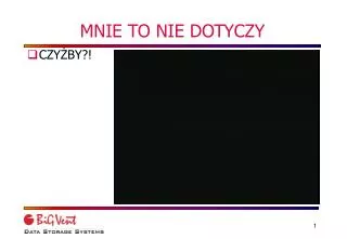 mnie to nie dotyczy